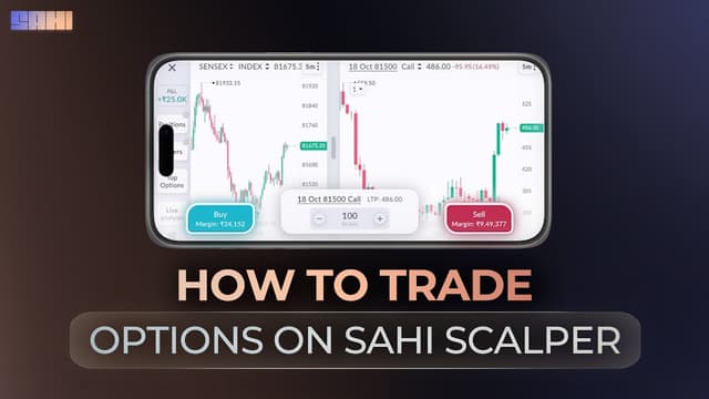 How to Trade Options on Sahi Scalper