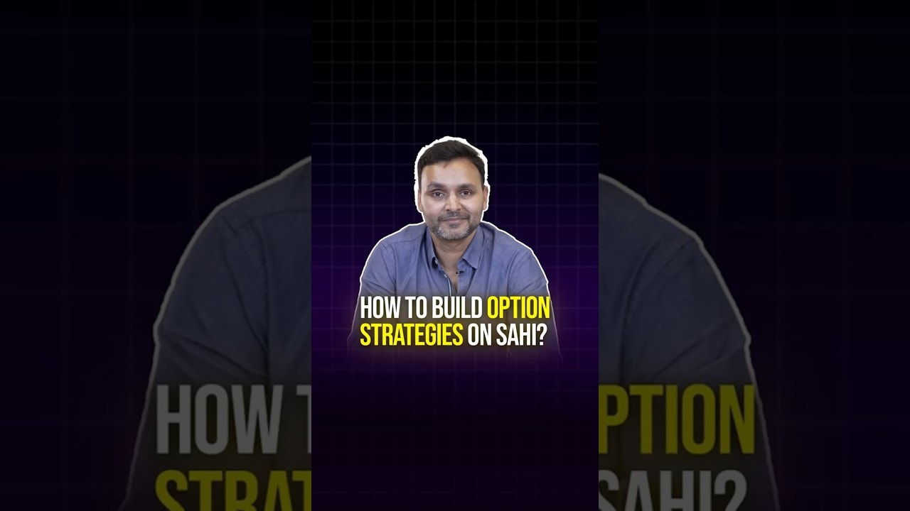How to Build an Option Strategy on Sahi