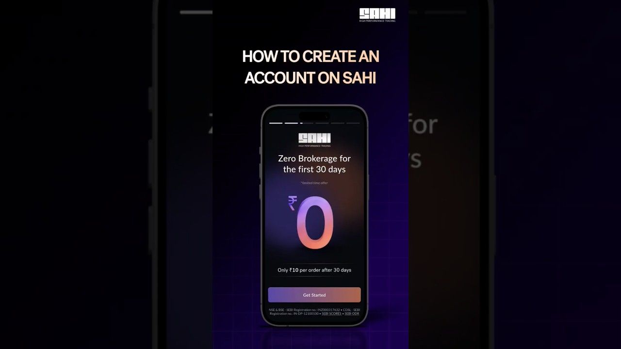 How to Open Your Account on the SAHI App