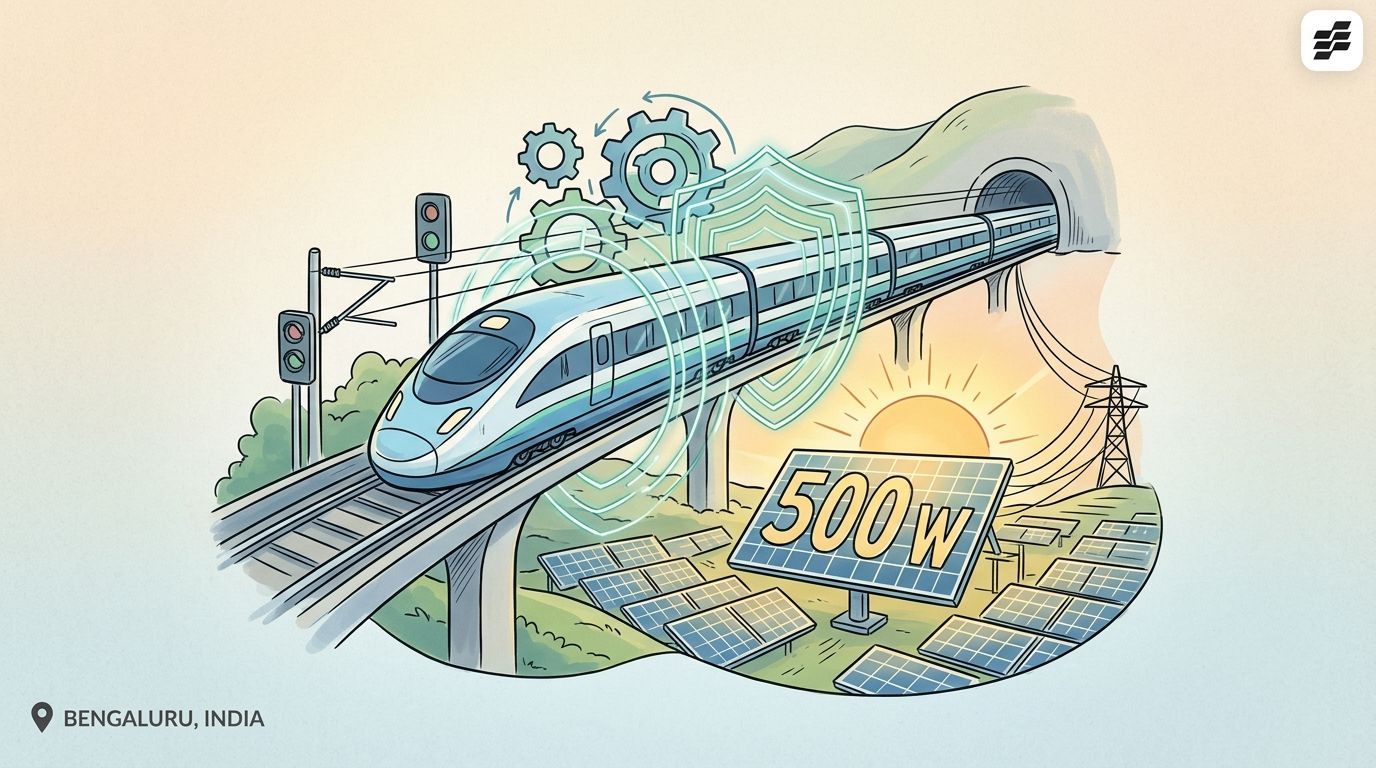 Slar Railing Ircon Strategic Diversification Underway Across High-Speed Rail, Kavach ...