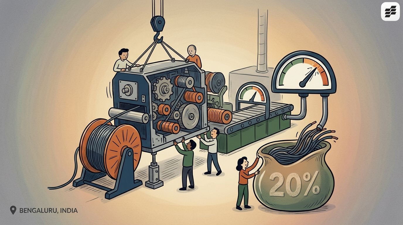 Dynamic Cables Sets Up Machinery At Reengus Plant, Targeting 20% ...