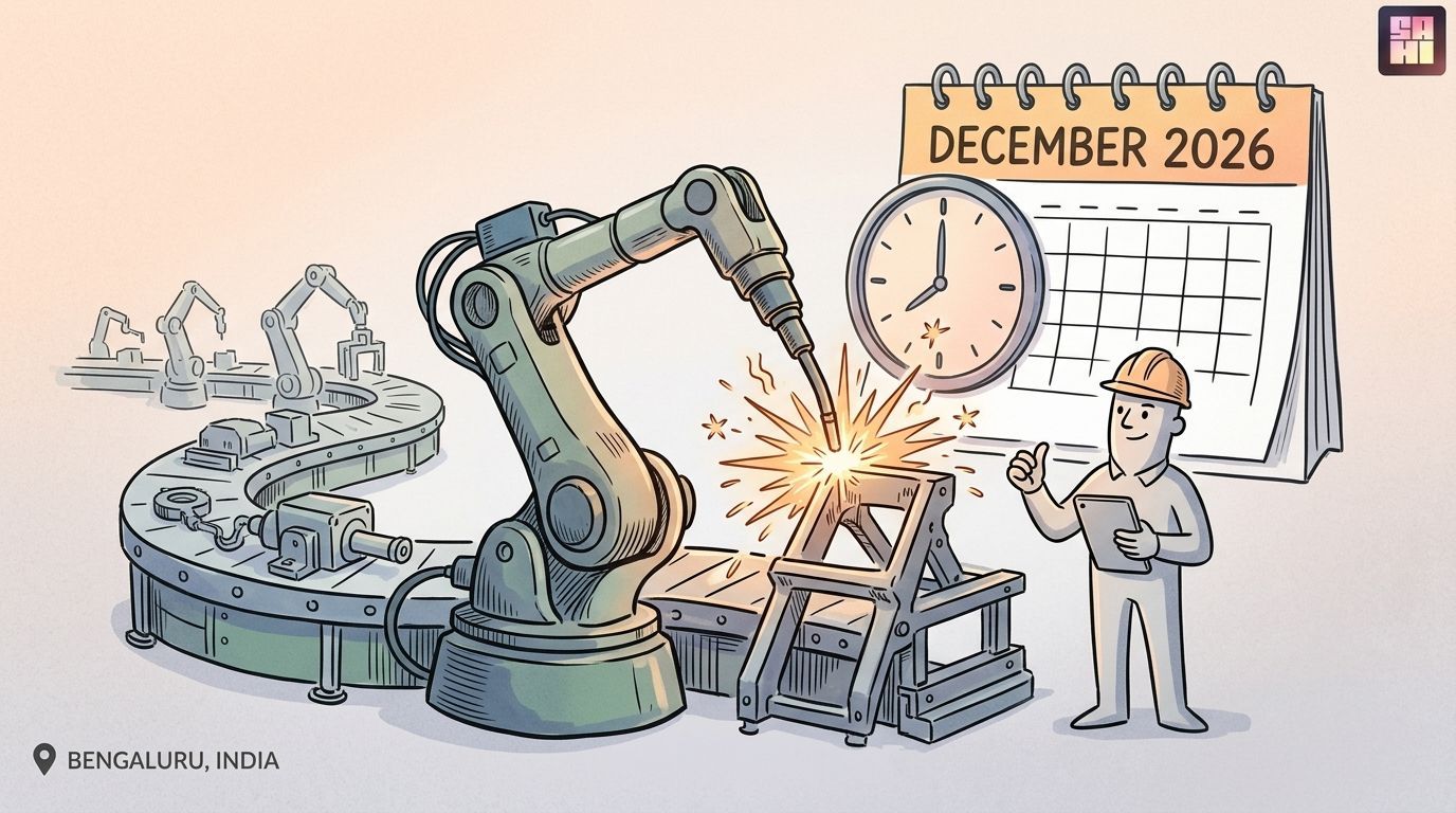 Affordable Robotic & Automation Gets ₹13.66 Crore Robotic Welding Line Order For December 2026 Delivery