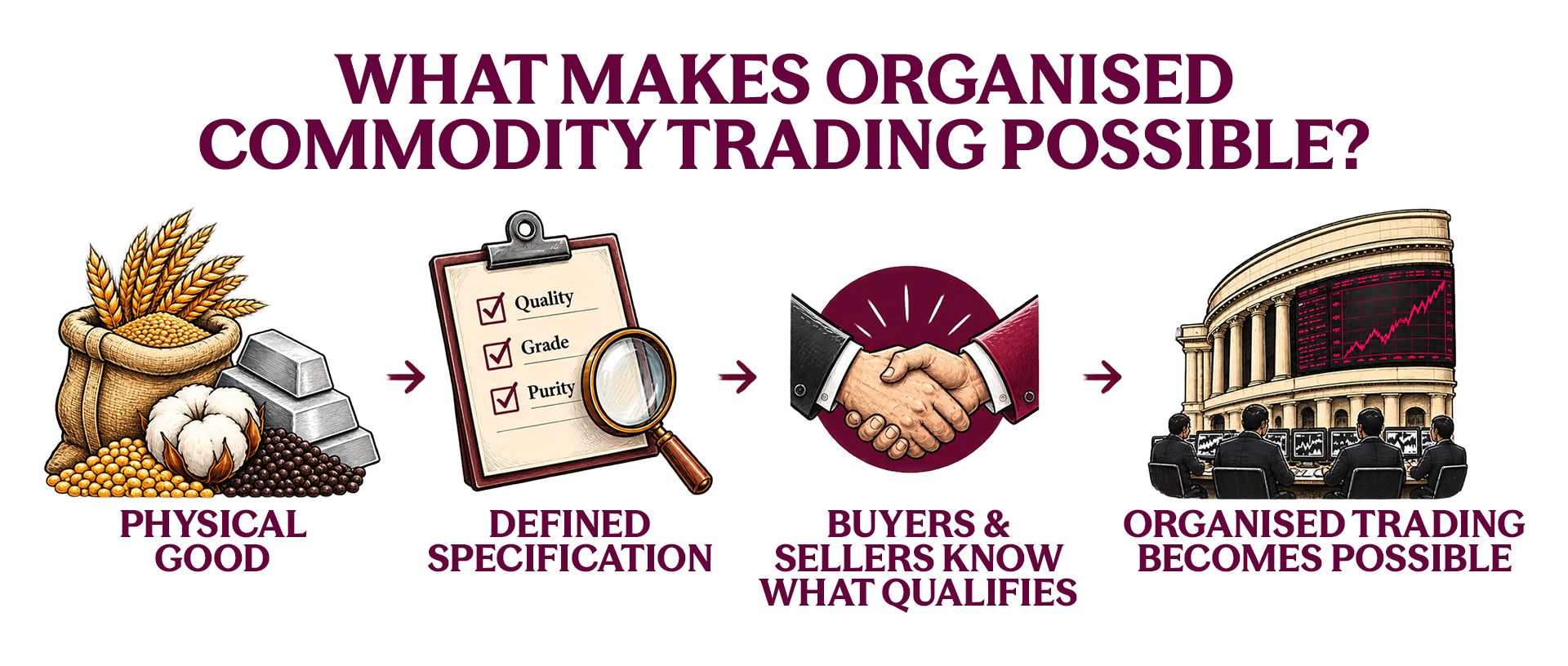 What Makes Organised Commodity Trading Possible?