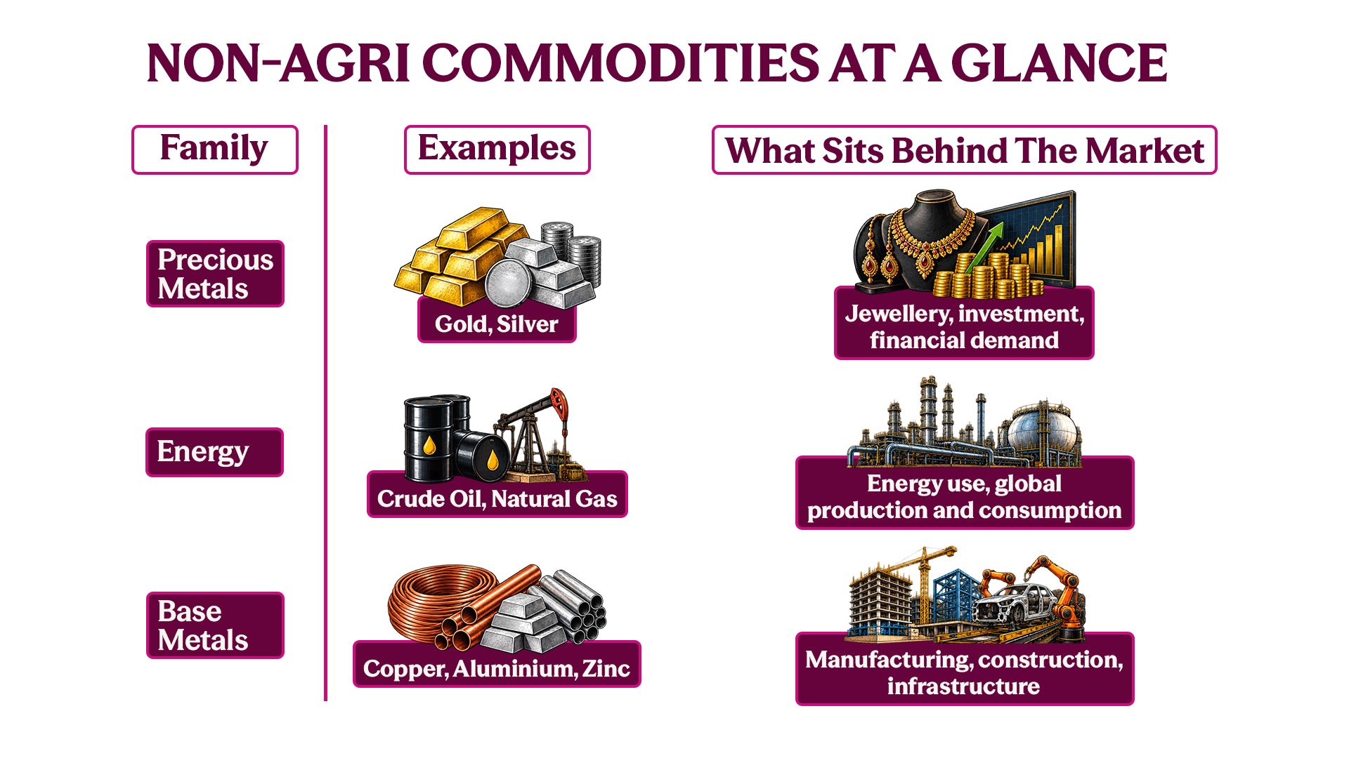 Non-Agri Commodities At A Glance